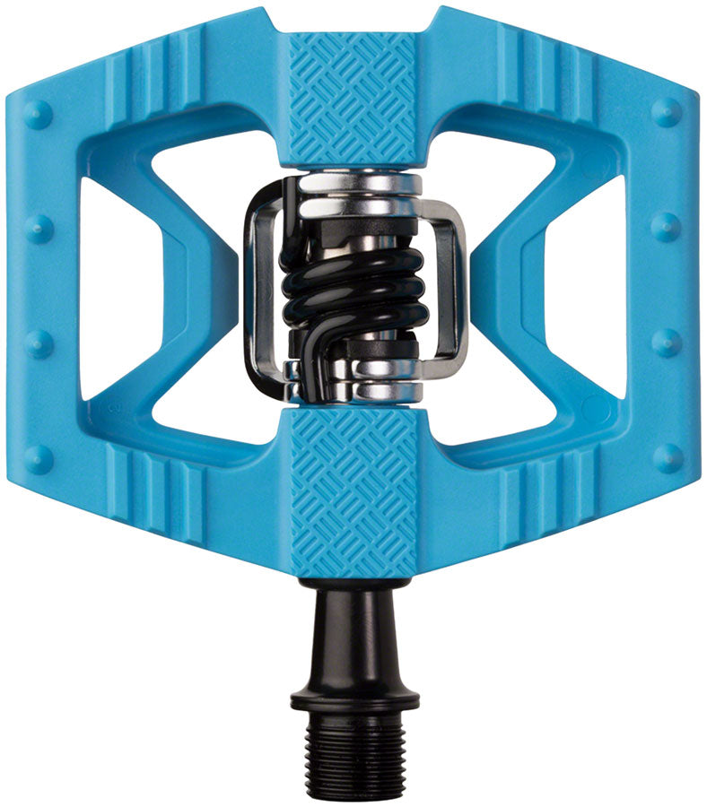 Load image into Gallery viewer, Crankbrothers Double Shot 1 Pedals - Single Side Clipless Platform Composite 9/16" Blue
