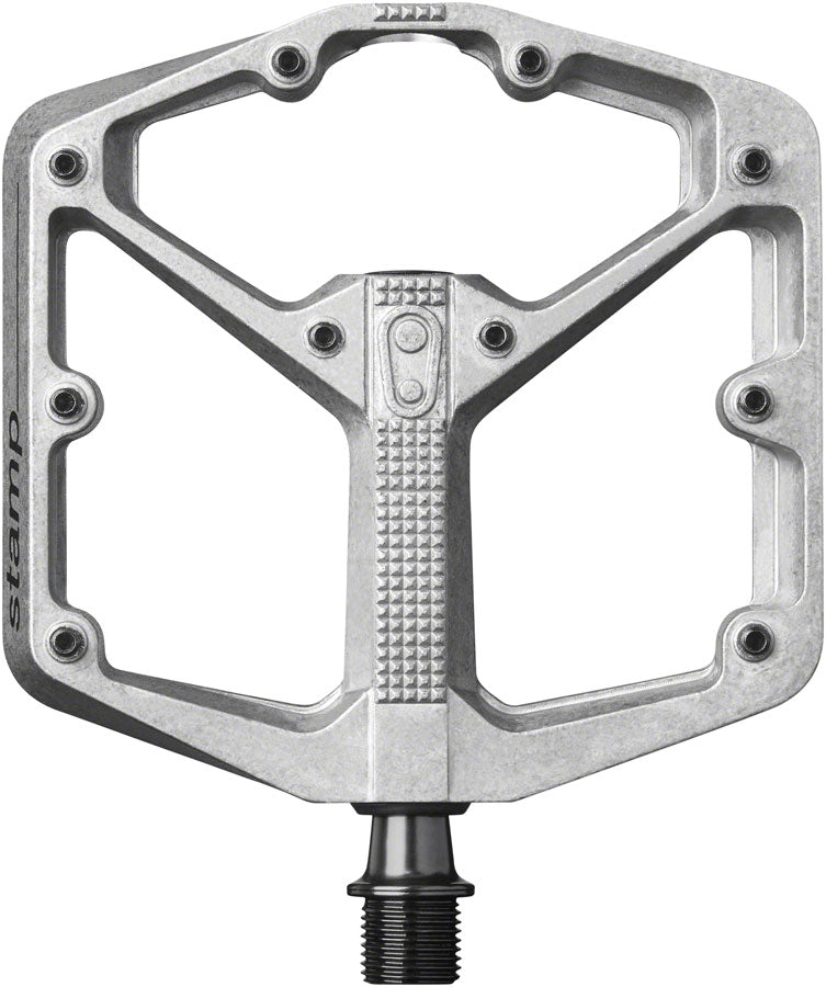 Load image into Gallery viewer, Crankbrothers Stamp 2 Pedals - Platform Aluminum 9/16" Raw Silver Large
