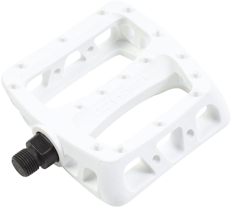 Load image into Gallery viewer, Odyssey Twisted PC Pedals - Platform Composite/Plastic 9/16" White
