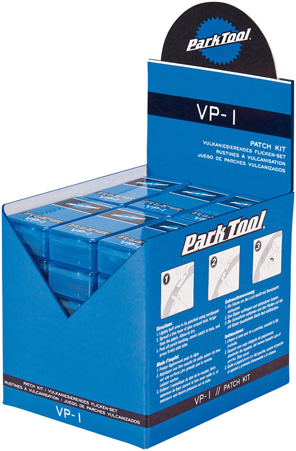 Load image into Gallery viewer, Park Tool Vulcanizing Patch Kit: Display Box with 36 Individual Kits
