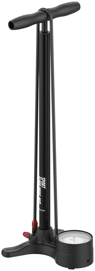 Load image into Gallery viewer, Lezyne Sport Floor Drive Floor Pump - 3.5" Gauge - ABS Pro Head 220psi Flat BLK
