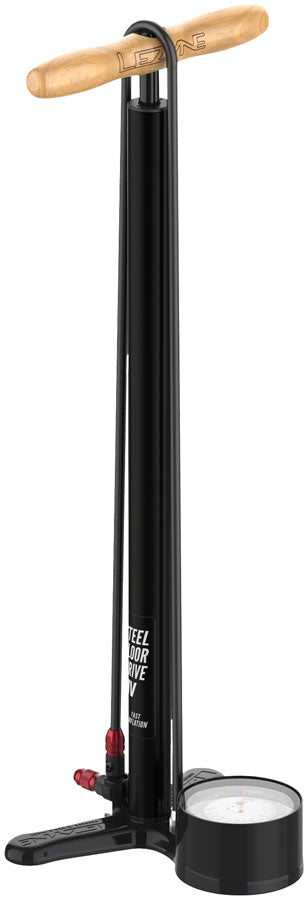Load image into Gallery viewer, Lezyne Steel HV Floor Drive Pump - Flat Black
