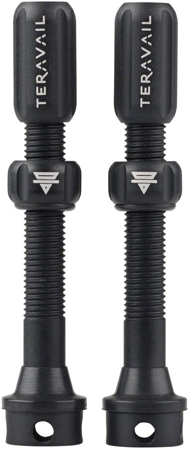 Load image into Gallery viewer, Teravail Alloy Tubeless Valves - Pair 48mm  Matte Black

