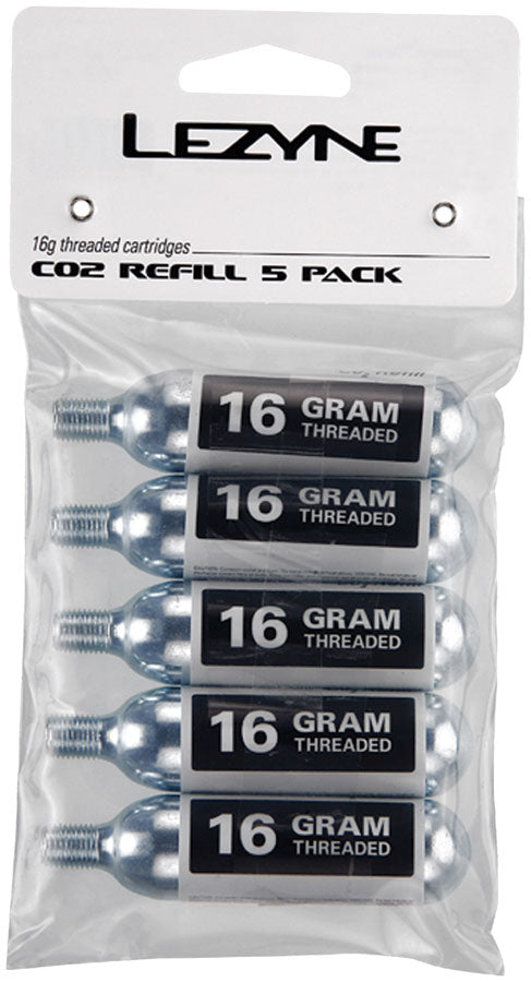 Load image into Gallery viewer, Lezyne 16g CO2 Cartridge Pack of 5
