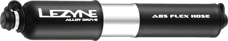 Load image into Gallery viewer, Lezyne ABS Alloy Drive Frame Pump Small: Black/Polished Silver
