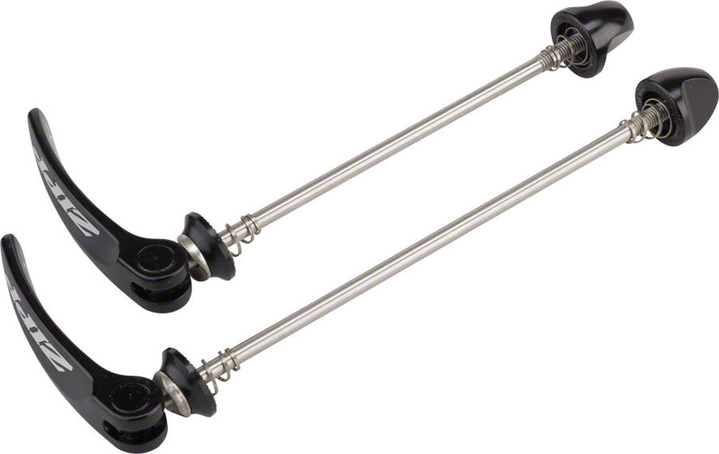 Load image into Gallery viewer, Zipp Tangente Quick Release Skewer Set - 100mm/130mm Stainless Steel BLK With Silver Logo
