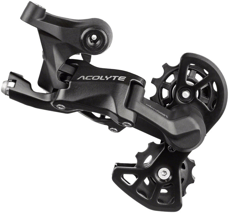 Load image into Gallery viewer, microSHIFT Acolyte Super Short Rear Derailleur - 8 Speed Super Short Cage BLK
