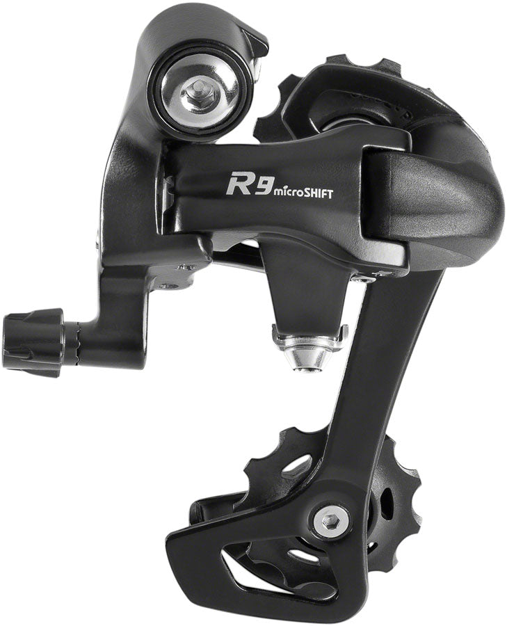 Load image into Gallery viewer, microSHIFT R9 Rear Derailleur - For use 9-Speed Shimano Compatible Road Systems Long Cage BLK
