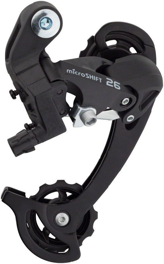 Load image into Gallery viewer, microSHIFT M26 Rear Derailleur - 78 Speed Long Cage Black
