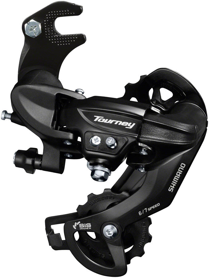 Load image into Gallery viewer, Shimano Tourney RD-TY300-SGS Rear Derailleur - 67 Speed Long Cage BLK Dropout Claw Hanger
