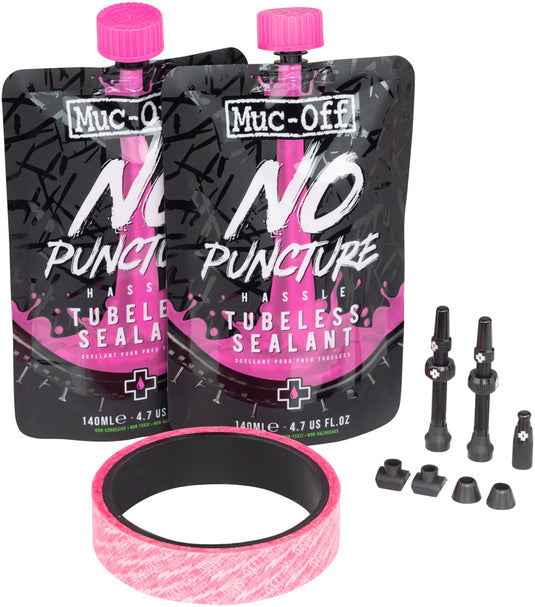 Muc-Off Ultimate Tubeless Kit - DH/Plus 35mm Tape 44mm Valves