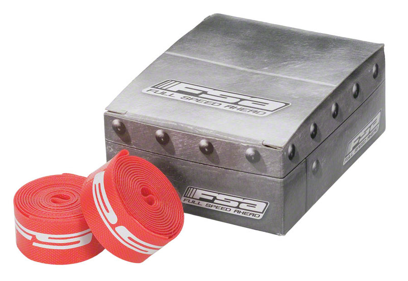 Load image into Gallery viewer, Full Speed Ahead ATB 26" x 17mm Rim Strips Red Nylon Box/10
