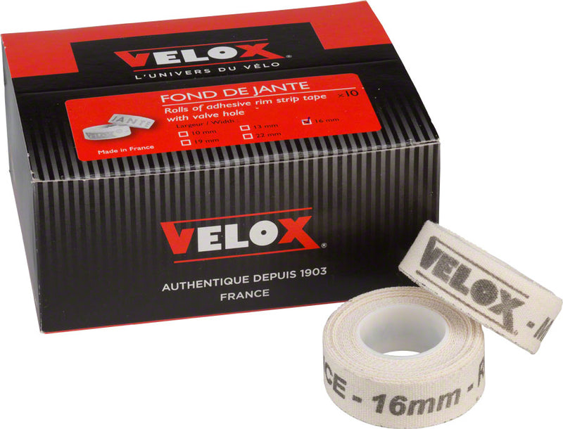 Load image into Gallery viewer, Velox 16mm Cloth Rim Tape Box of 10
