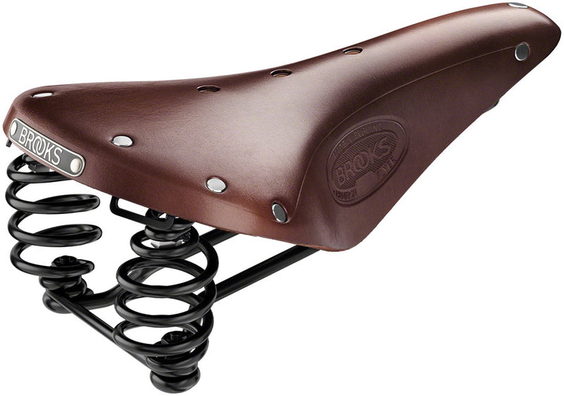 Load image into Gallery viewer, Brooks Flyer Saddle - Steel Antique Brown
