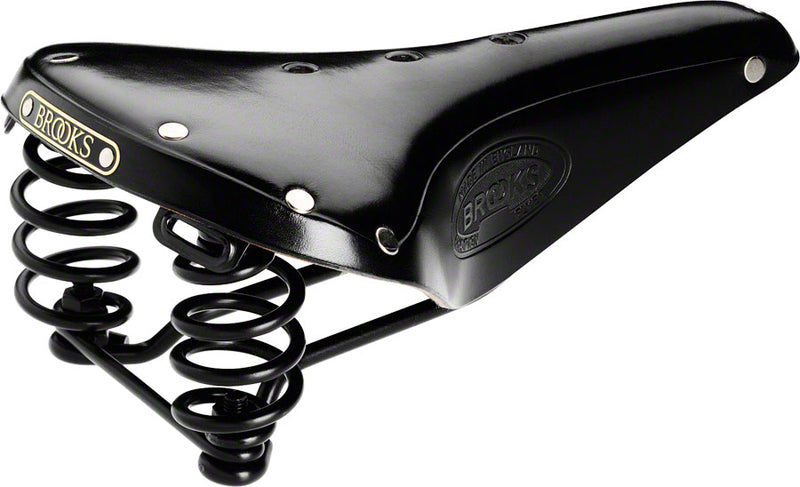Load image into Gallery viewer, Brooks Flyer Saddle - Steel Black Men's
