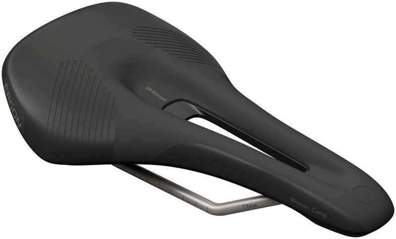 Load image into Gallery viewer, Ergon SR Allroad Comp Saddle - TiNox XP Black Women's Small/Medium
