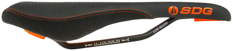 Load image into Gallery viewer, SDG Radar Saddle - Lux-Alloy Black/Orange
