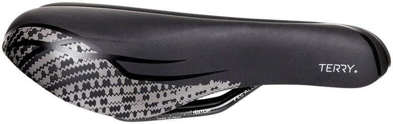 Load image into Gallery viewer, Terry Cite Y Gel Saddle - Steel TEX Mens Italia
