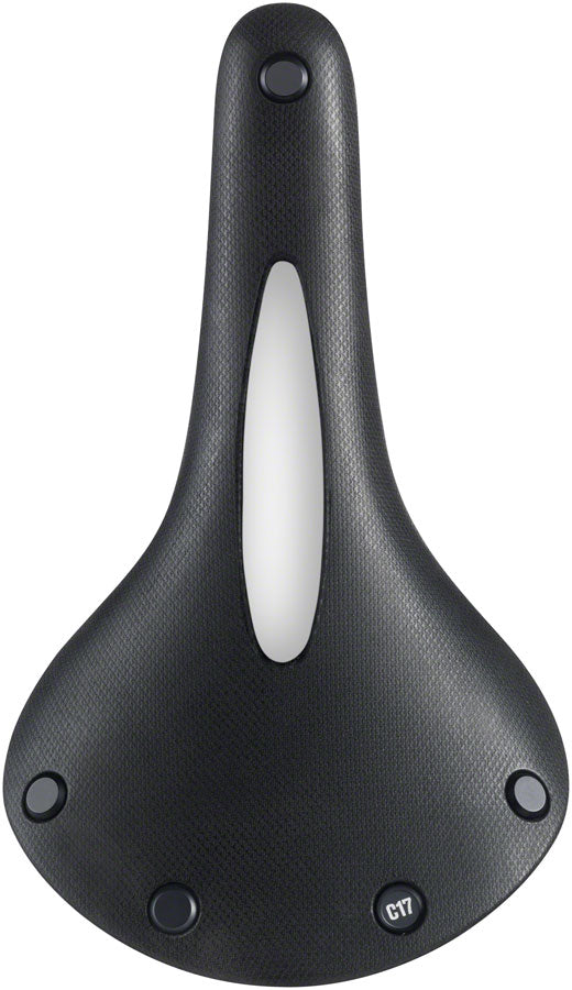 Load image into Gallery viewer, Brooks C17 Carved All Weather Saddle - Steel Black Men's
