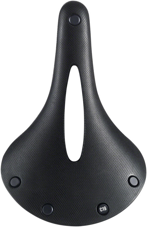 Load image into Gallery viewer, Brooks C19 Carved All Weather Saddle - Steel Black Men's

