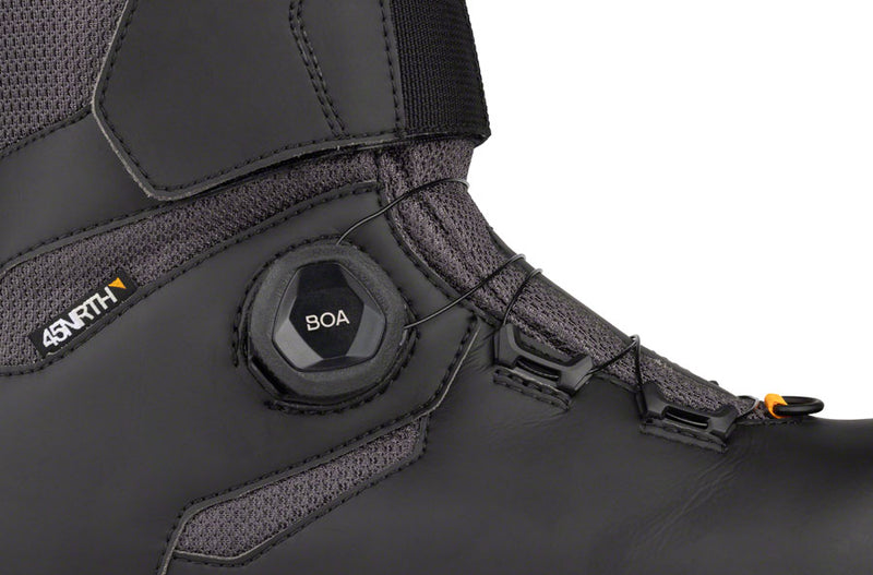 Load image into Gallery viewer, 45NRTH Wolvhammer BOA Cycling Boot - Black Size 48
