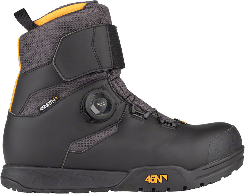 Load image into Gallery viewer, 45NRTH Wolvhammer BOA Cycling Boot - Black Size 45
