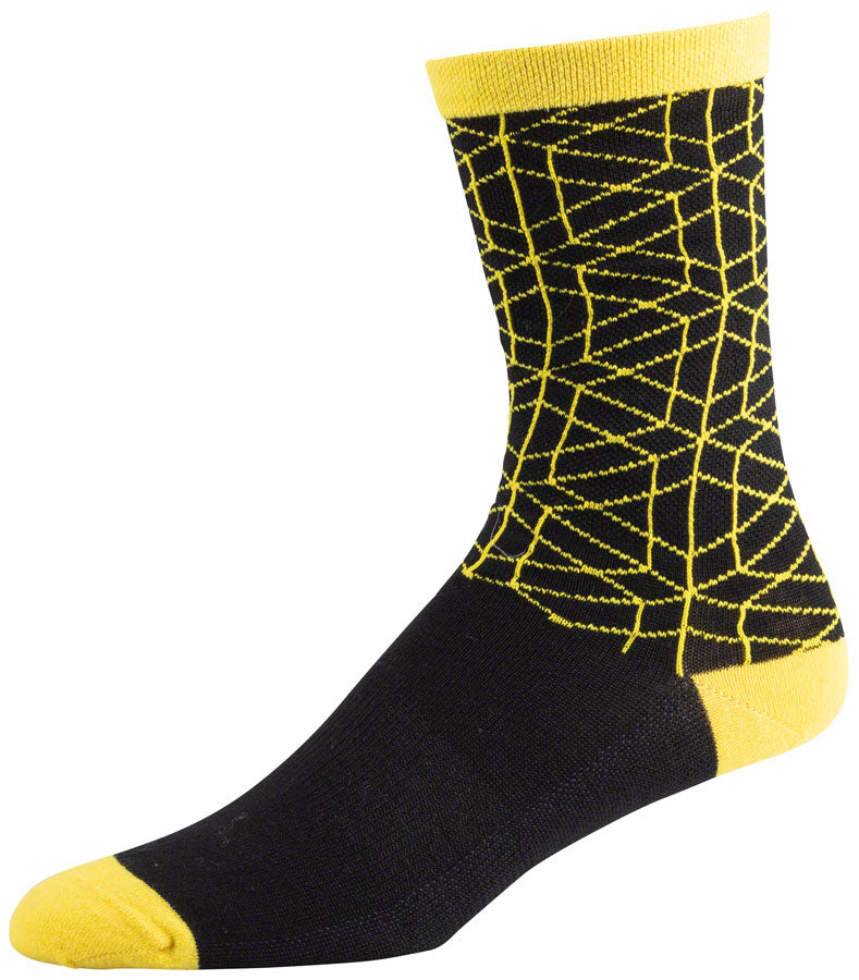 Load image into Gallery viewer, 45NRTH Lumi Lightweight Wool Sock - Yellow Medium

