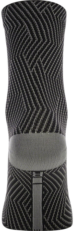 GORE C3 Mid Socks - 6.7" Graphite Gray/Black Mens 6-7.5