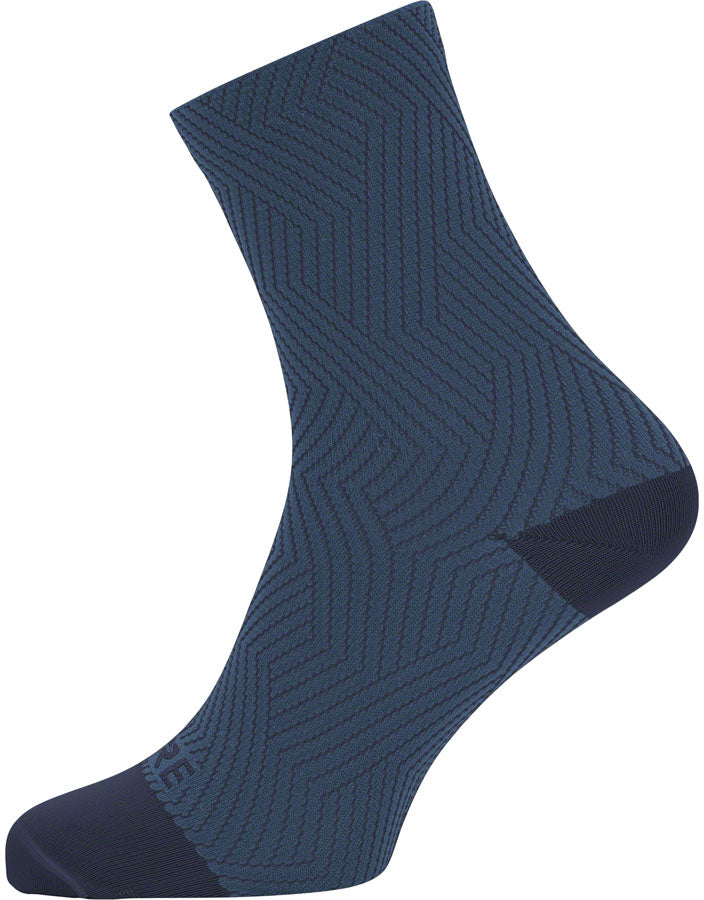 Load image into Gallery viewer, GORE C3 Mid Socks - 6.7&quot; Orbit Blue/Deep Water Blue Mens 6-7.5
