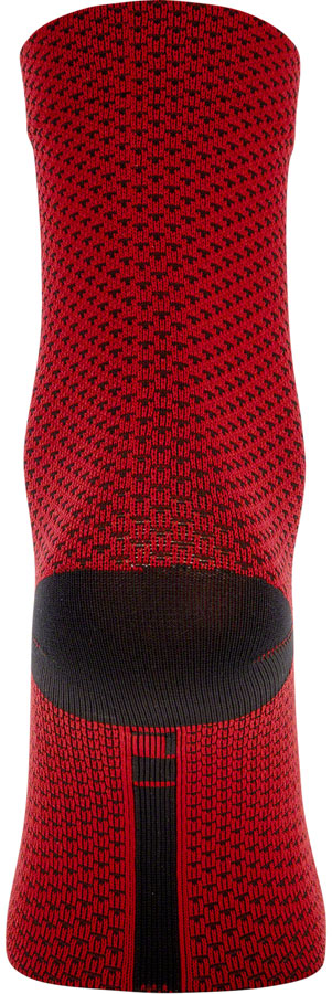 Gorewear C3 Dot Mid Socks - Red/Black 6.7" Cuff Fits Sizes 6-7.5