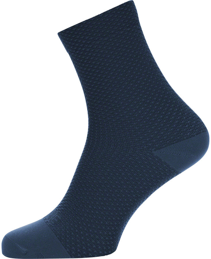 Load image into Gallery viewer, GORE C3 Dot Mid Socks - Orbit Blue/Deep Water Blue 6.7&quot; Cuff Fits Sizes 6-7.5
