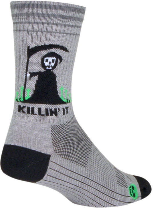 SockGuy Killin' It Crew Sock - 6" Large/X-Large