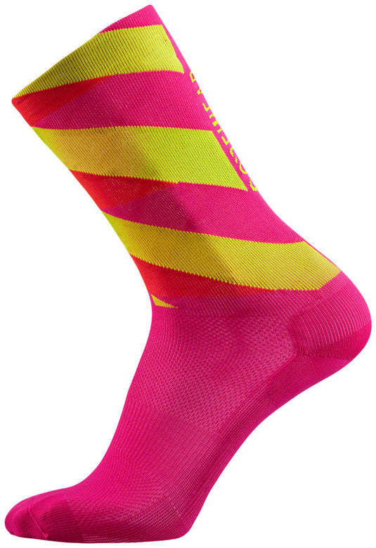 GORE Essential Signal Socks - Pink/Fire Mens 10.5-12