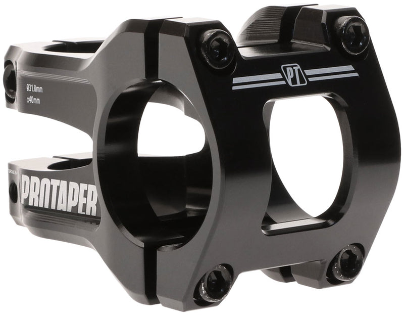 Load image into Gallery viewer, ProTaper Vice Trail Stem - 40mm 31.8mm Clamp +/-0 1 1/8" Aluminum Black
