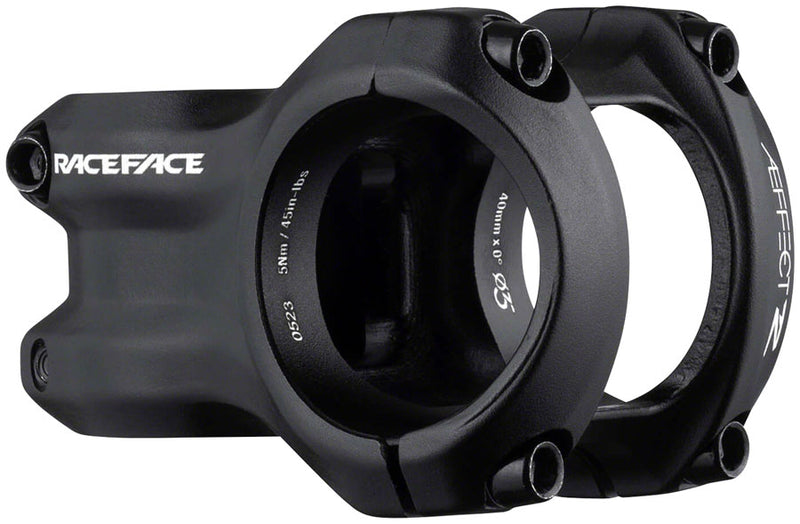 Load image into Gallery viewer, RaceFace Aeffect R Stem - 40mm 35 mm Clamp +/-0 1 1/8" Aluminum Black
