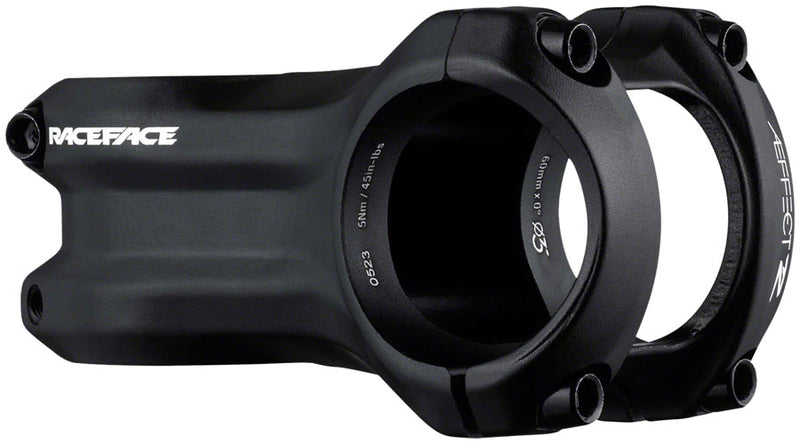 Load image into Gallery viewer, RaceFace Aeffect R Stem - 60mm 35 mm Clamp +/-0 1 1/8" Aluminum Black
