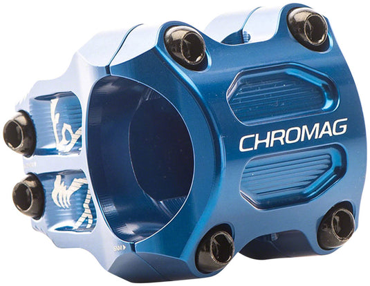 Chromag Riza Stem - 45mm 31.8mm Clamp +/-0 Blue