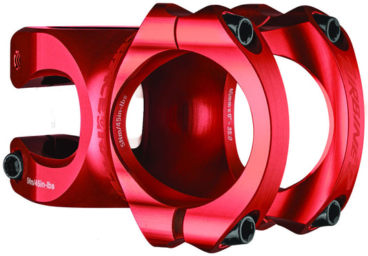 RaceFace Turbine R 35 Stem - 40mm 35mm Clamp +/-0 1 1/8" Red