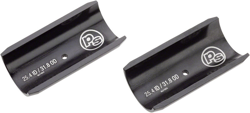 Load image into Gallery viewer, Problem Solvers Handlebar Shim - 25.4 to 31.8mm 60mm length Black
