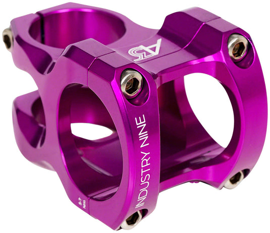 Industry Nine A35 Stem - 40mm 35 Clamp +/-8 1 1/8" Aluminum Purple