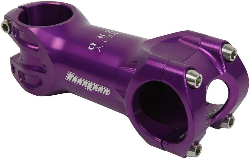 Load image into Gallery viewer, Hope XC Stem - 90mm 31.8 Clamp +/-0 1 1/8" Purple
