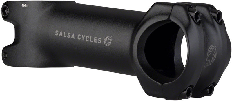 Load image into Gallery viewer, Salsa Guide Stem - 90mm 31.8 Clamp +/-6 1 1/8" Aluminum Black
