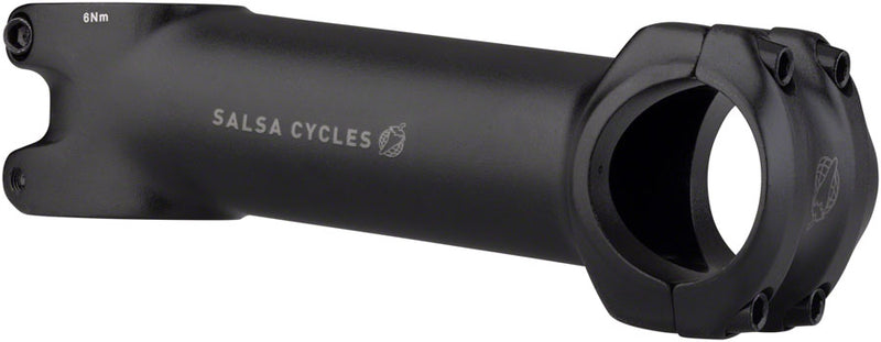 Load image into Gallery viewer, Salsa Guide Stem - 110mm 31.8 Clamp +/-6 1 1/8" Aluminum Black
