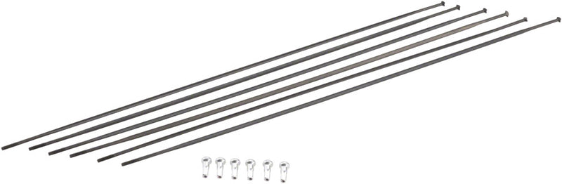 Load image into Gallery viewer, DT Swiss PR1400 DiCut Oxic Spoke Kit: Front &amp; Rear Black
