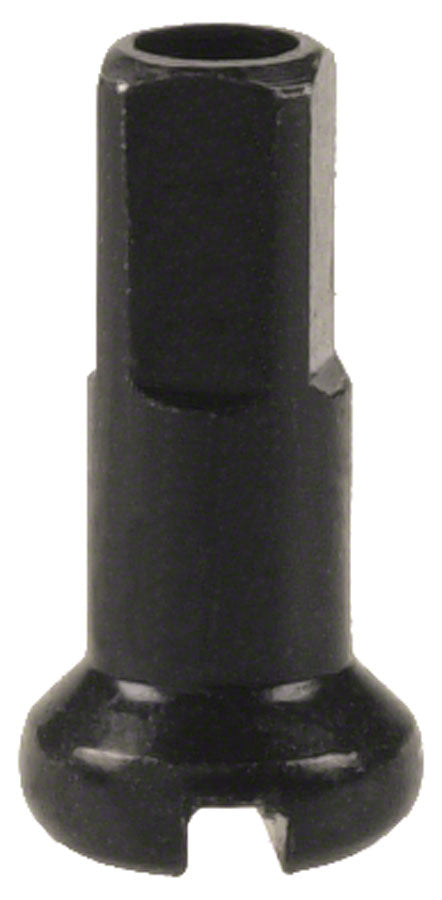 Load image into Gallery viewer, DT Swiss Standard Spoke Nipples - Aluminum 2.0 x 12mm Black Box of 100
