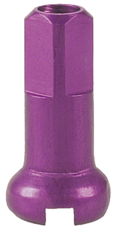 Load image into Gallery viewer, DT Swiss Standard Spoke Nipples - Aluminum 2.0 x 12mm Purple Box of 100

