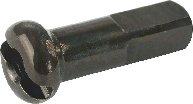 Load image into Gallery viewer, DT Swiss Pro Lock Spoke Nipples - Brass 2.0 x 12mm Black Box of 100
