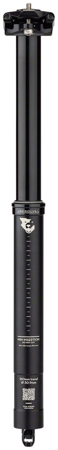 Load image into Gallery viewer, Wolf Tooth Resolve Dropper Seatpost - 30.9 160mm Travel Black Rev 1

