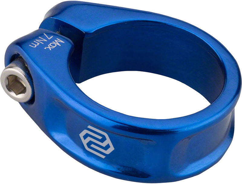 Load image into Gallery viewer, Promax FC-1 Seatpost Clamp - 31.8mm Bolt-On Blue
