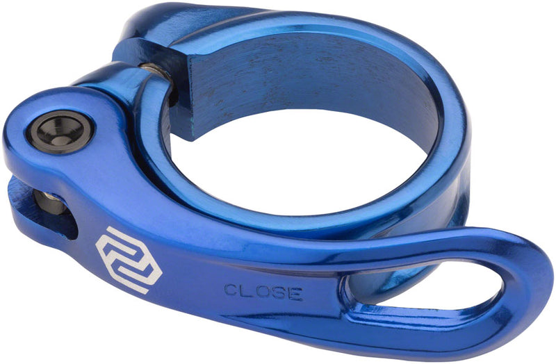 Load image into Gallery viewer, Promax QR-1 Seatpost Clamp - 31.8mm QR Blue
